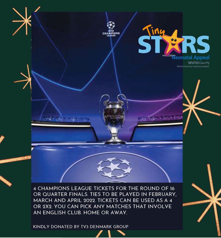 To place a silent bid on this item please email WUTH.Charity@nhs.net with the auction item, your phone number and the amount of your bid.  Please note all silent bids must be submitted by 12pm Saturday 13th November.
Successful bidders will be contacted Monday morning.