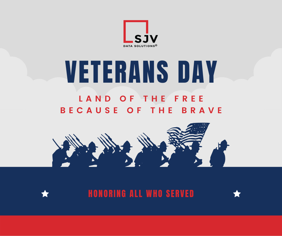 Today we honor all of the courageous men and women who have served our country to protect the freedoms we enjoy. Their sacrifices, and the sacrifices of their spouses and families, do not go unnoticed. We are truly the "land of the free, because of the brave."
