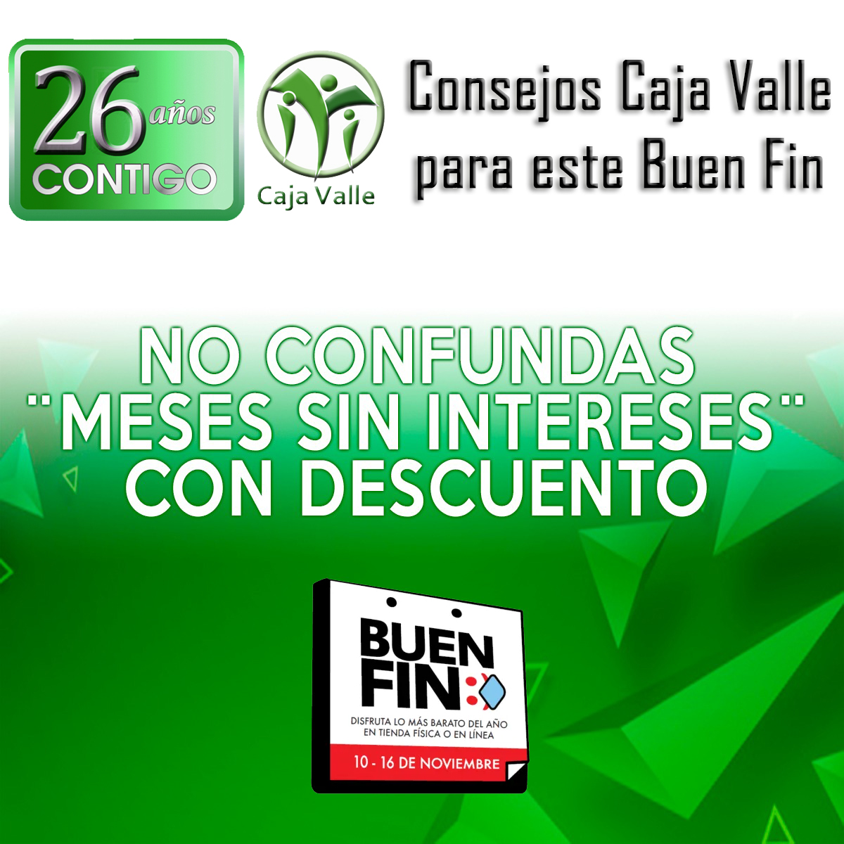 caja_valle's tweet photo. #FelizJueves 
#BuenFin 
#ConsejosFinancieros https://t.co/0cSUn1iyNS