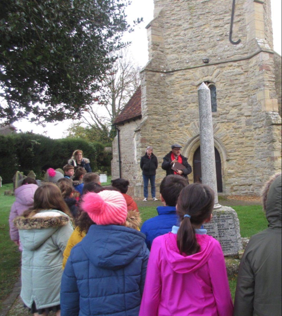 The children in Kingfishers &amp; Kestrels marked Remembrance Day with a visit to the War Memorial our village church. Kestrels read their moving poems &amp; Rev Tim led our worship. <a href="/RPSKingfishers/">Kingfishers Ravensden</a> <a href="/RPSKestrels/">Kestrels Class</a> @CEO_DSAMAT <a href="/ravensdenps/">Anna Spyropoulos</a> <a href="/Ravensdenhead/">A Spyropoulos Ravensden/Roxton</a> <a href="/RPSRobins/">Robins Class</a> @RPSSwallows