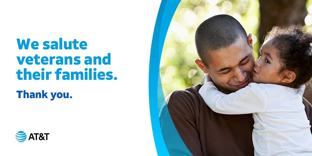 This Veterans Day and every day, AT&amp;T is proud to honor veterans and the families that support them. like.att.com/vetsday #ATTEmployee