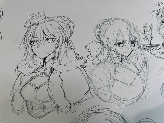 XXとか青とか黒とか
アルトリアいっぱいらくがき
 #FGO 