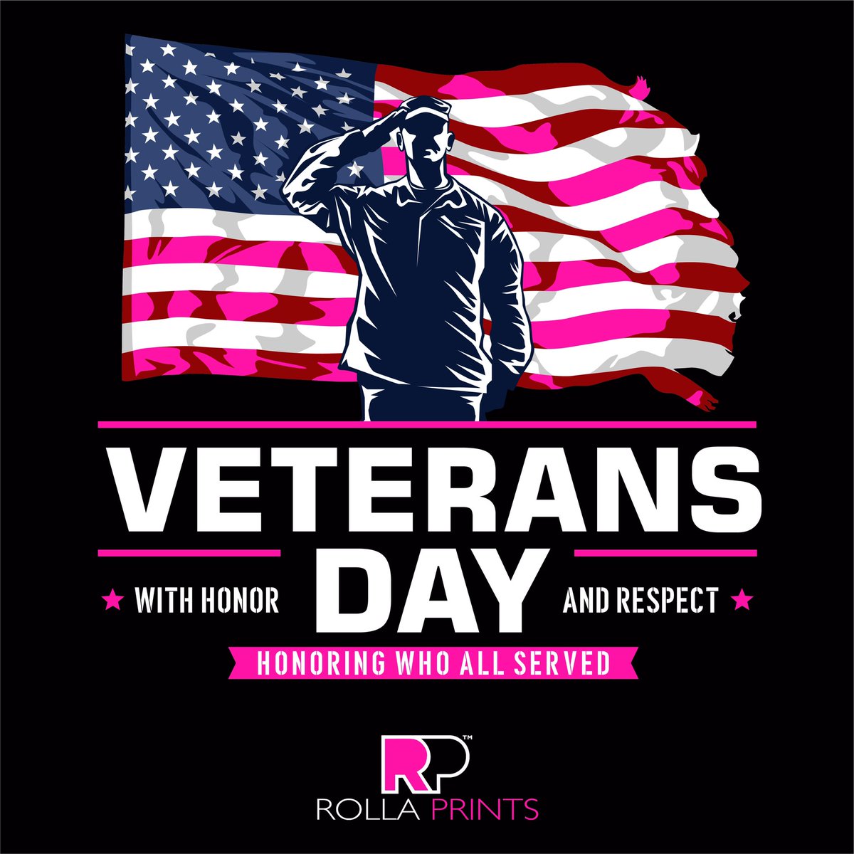 RollaPrints's tweet photo. With Respect, Honor an Gratitude! 🎖 •Thank You Veterans• #veteransday #rollaprints https://t.co/hNtcpIopE5