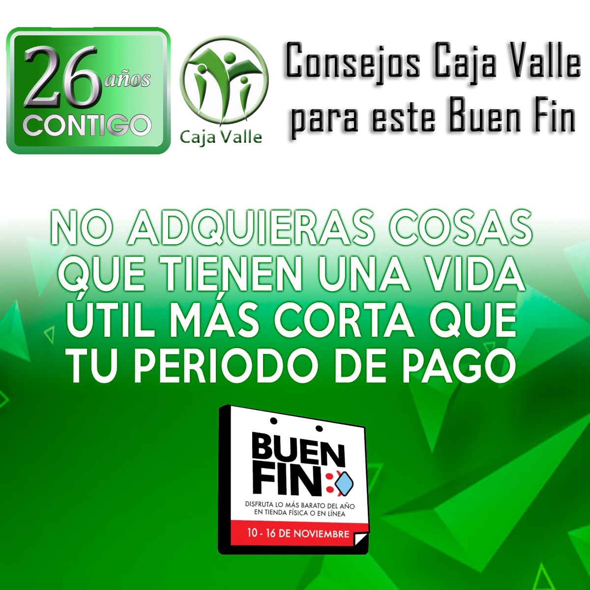 caja_valle's tweet photo. #FelizJueves 
#BuenFin 
#ConsejosFinancieros https://t.co/TeeWB8CwE1