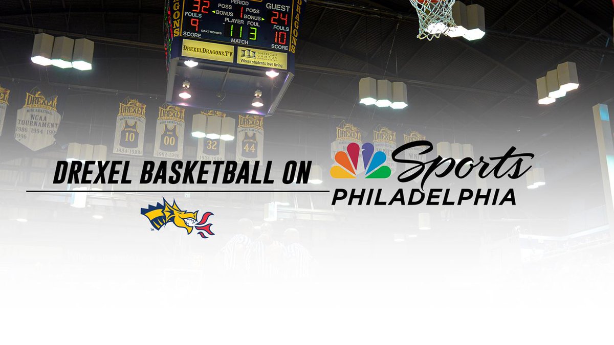 BrianRadle7's tweet photo. @DrexelDragons Basketball to have 10 home games broadcast on @NBCSPhilly expanding it's regional and national lineup for 21-22.
INFO: https://t.co/MZpj5F2bnb
#fearthedragon https://t.co/nvctkeDbGA