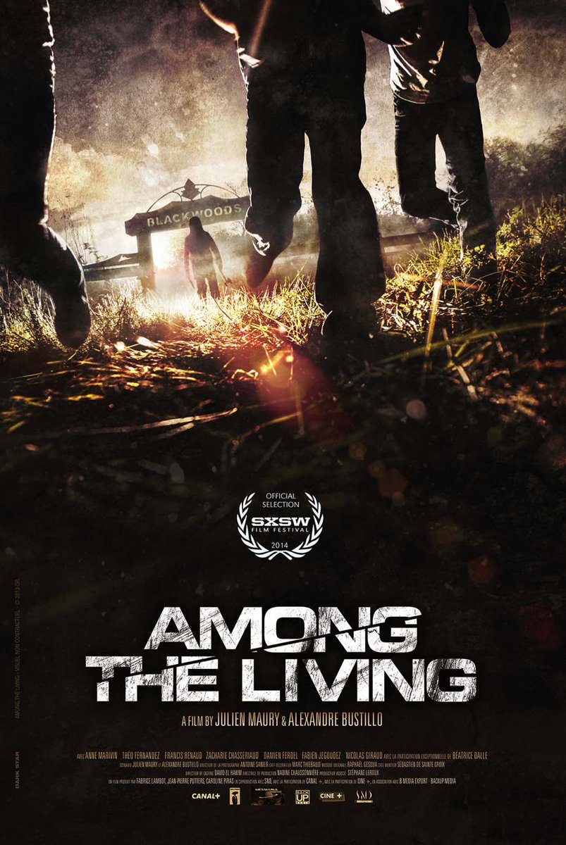 #FrenchHorror film #AmongTheLiving 2014 is one of the strangest films I've ever seen. It excels at building tension. In the last 25 minutes there are a couple of scenes so brutal and horrifying I had to look away. The 3 young actors did a wonderful job.