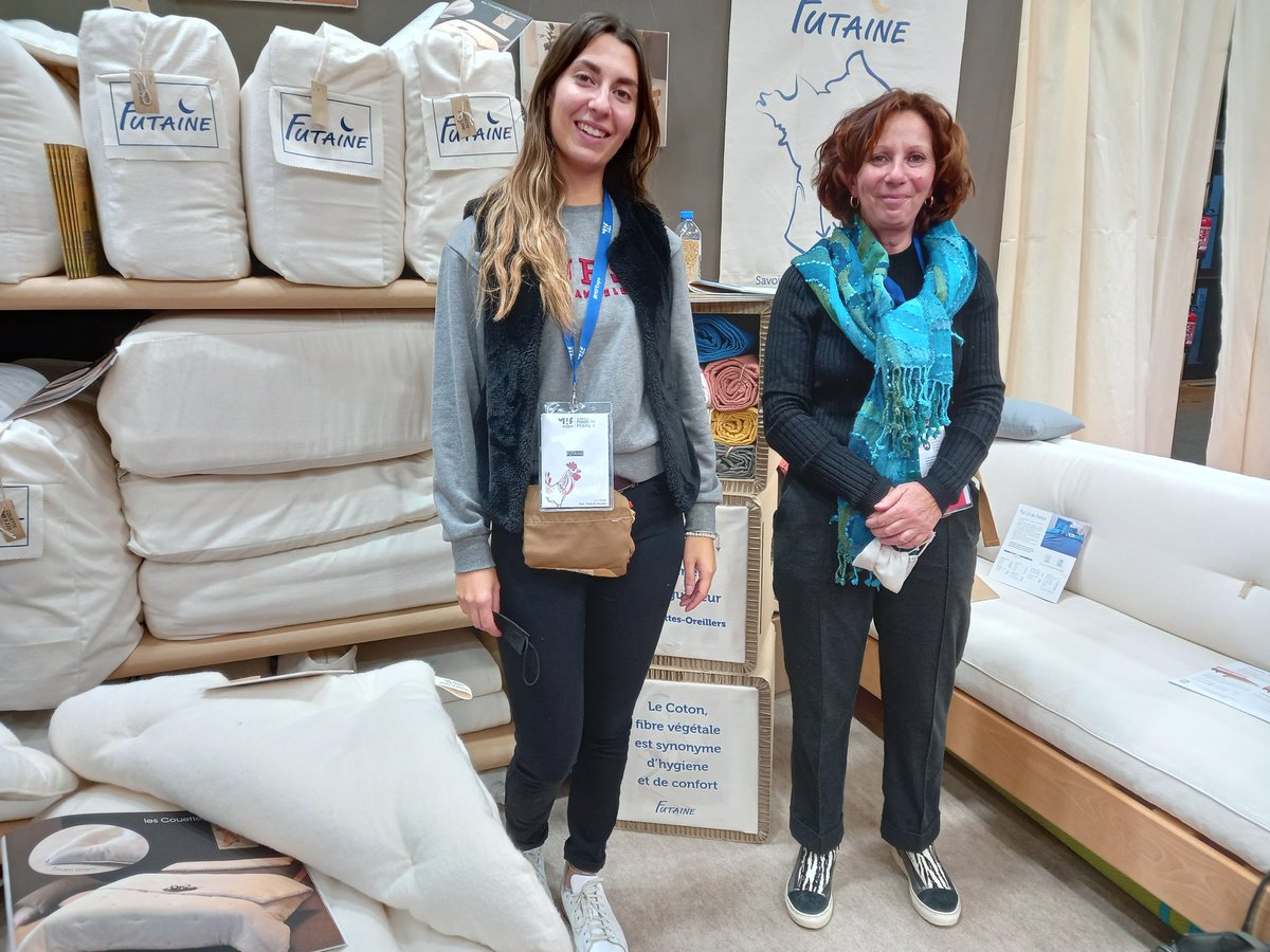 PascaleBlt's tweet photo. #MIFExpo 📍A53 Tufaine et son linge de lit #bio coton, chanvre, lin

Accueillie par Sandrine, je suis ravie d'y avoir trouvé mon bonheur ! https://t.co/gd0JRf9r2L
