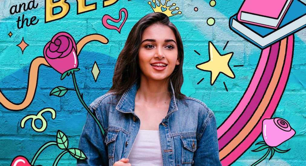 PenguinTeen's tweet photo. Cover reveal! Heated competition leads to even hotter romance in this YA summer rom-com from @LillieLabyrinth. ☀️

See the cover for #BeautyandtheBesharam &amp; read a sneak peek!➡️ https://t.co/UcSSzmixeP https://t.co/cezxRwuzzB