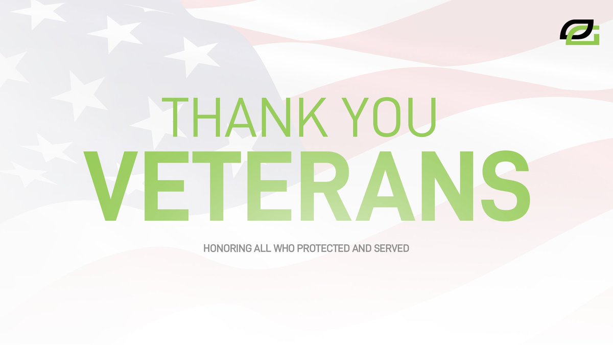 OpTic's tweet image. To those who served and still continue to serve. We honor you today &amp;amp; everyday.

Happy #VeteransDay.