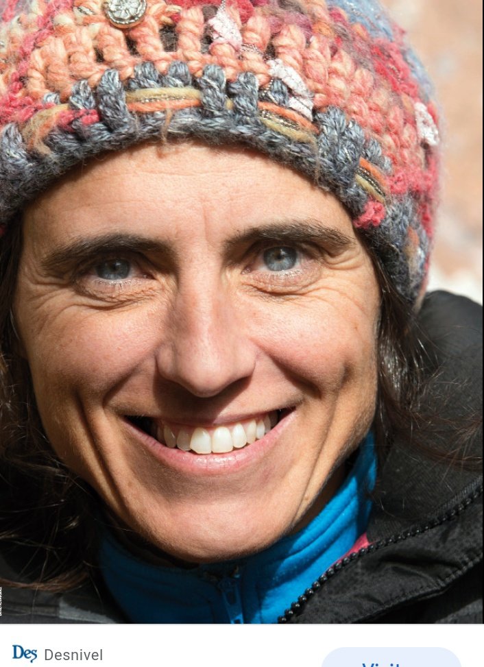 cperpach's tweet photo. SILVIA VIDAL: primera española en conseguir el @PioletsDOr . La escaladora catalana recibirá un reconocimiento especial a su trayectoria en la máxima condecoración del alpinismo. https://t.co/SyIjL8RUkZ