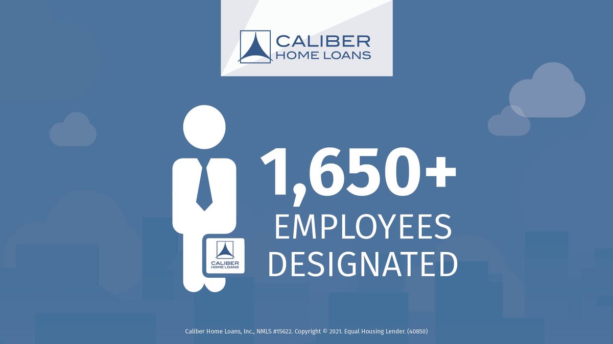YaniNufio's tweet photo. In 2020 Caliber Home Loans had 1,650 employees who have earned the designation of Caliber Military &amp; Veteran Lending Professional. https://t.co/2WlqNJ94cA