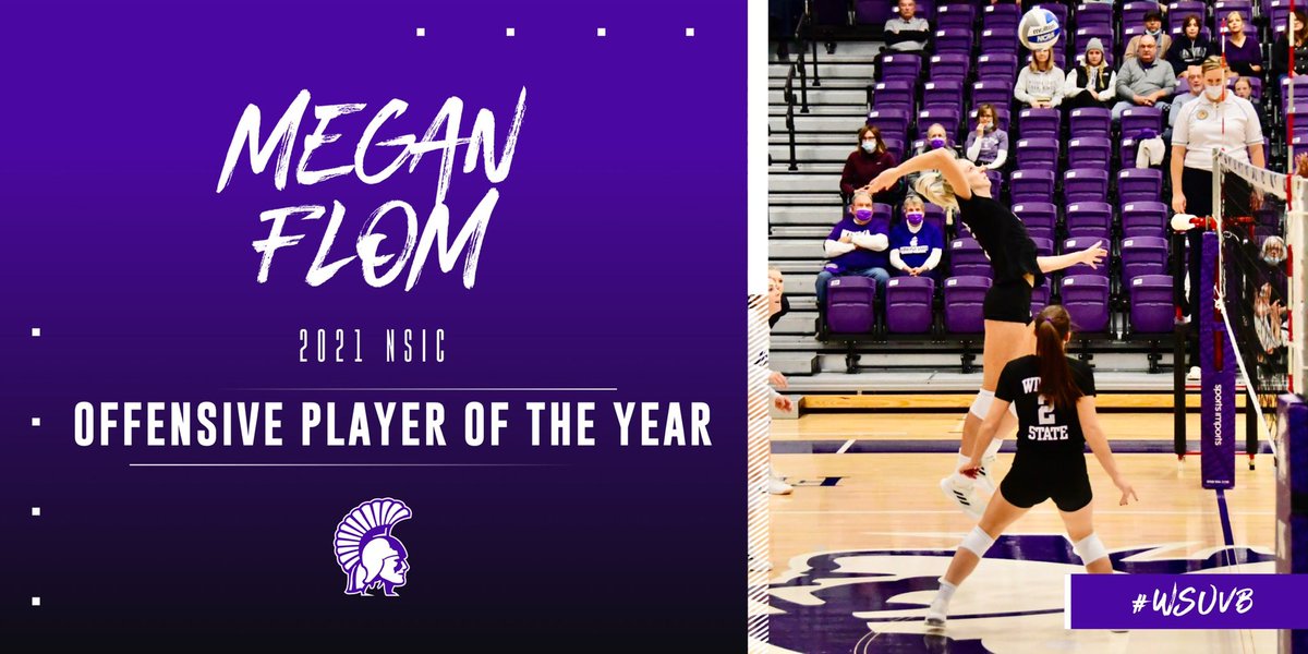WinonaStateVB's tweet photo. Congrats @flommegan on being named NSIC Offensive Player of the Year 👏🤩 https://t.co/uN5Ik5mifZ
