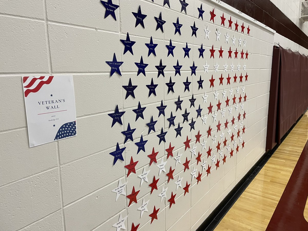 Rockridge300's tweet photo. Thank you to all the Veterans who attended our tribute concert in their honor this morning!! https://t.co/uHJUIlr30z