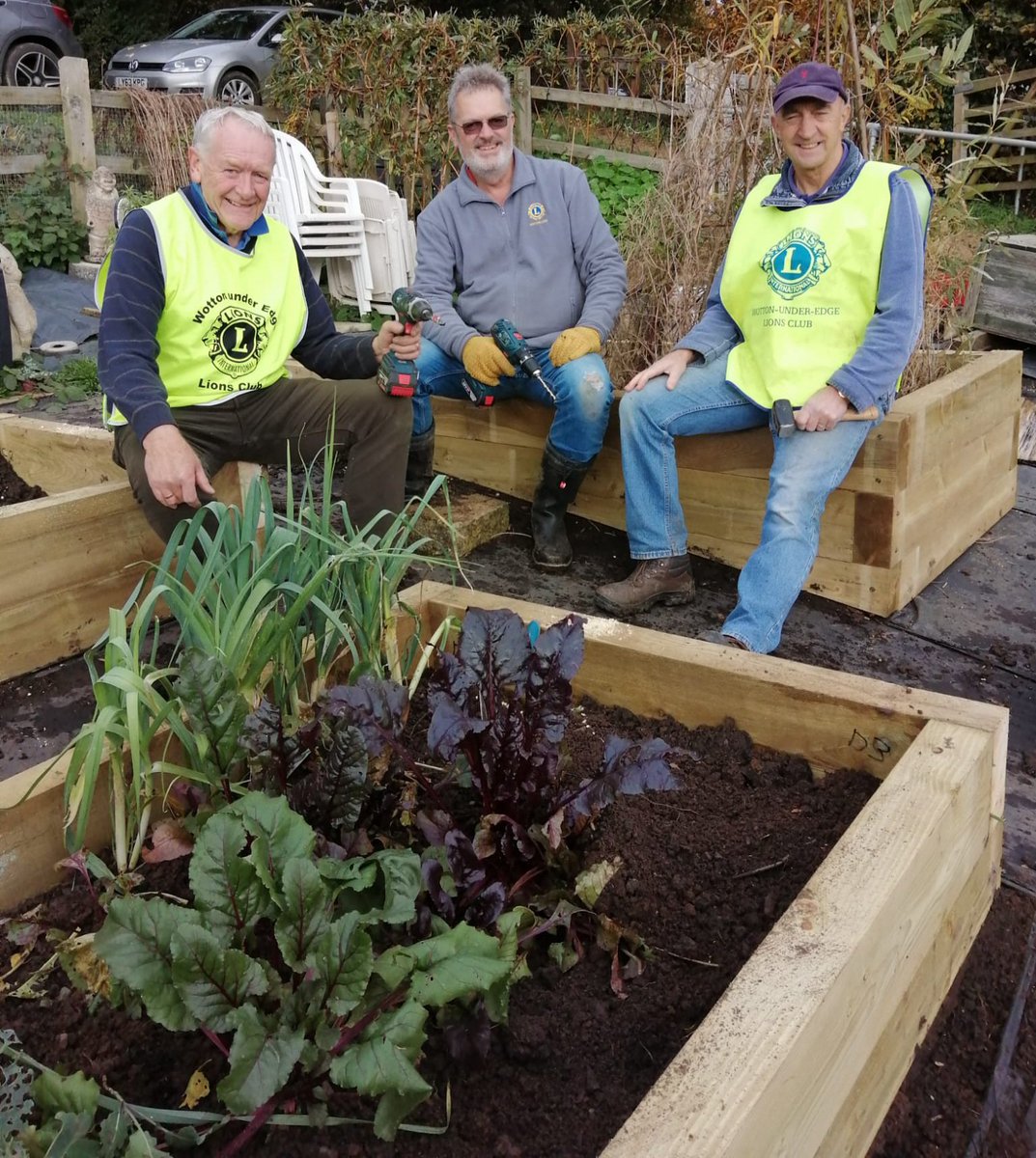 Replaced the raised beds for Dementia Connections in the community allotment. #teamcw #wotton #dementiaconnections