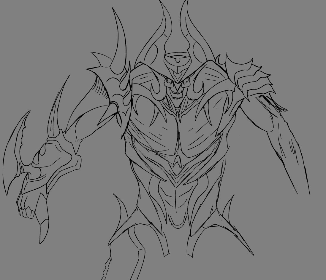 WhosAtom's tweet photo. Doing uhhh Aatrox https://t.co/6HiawS6JT2