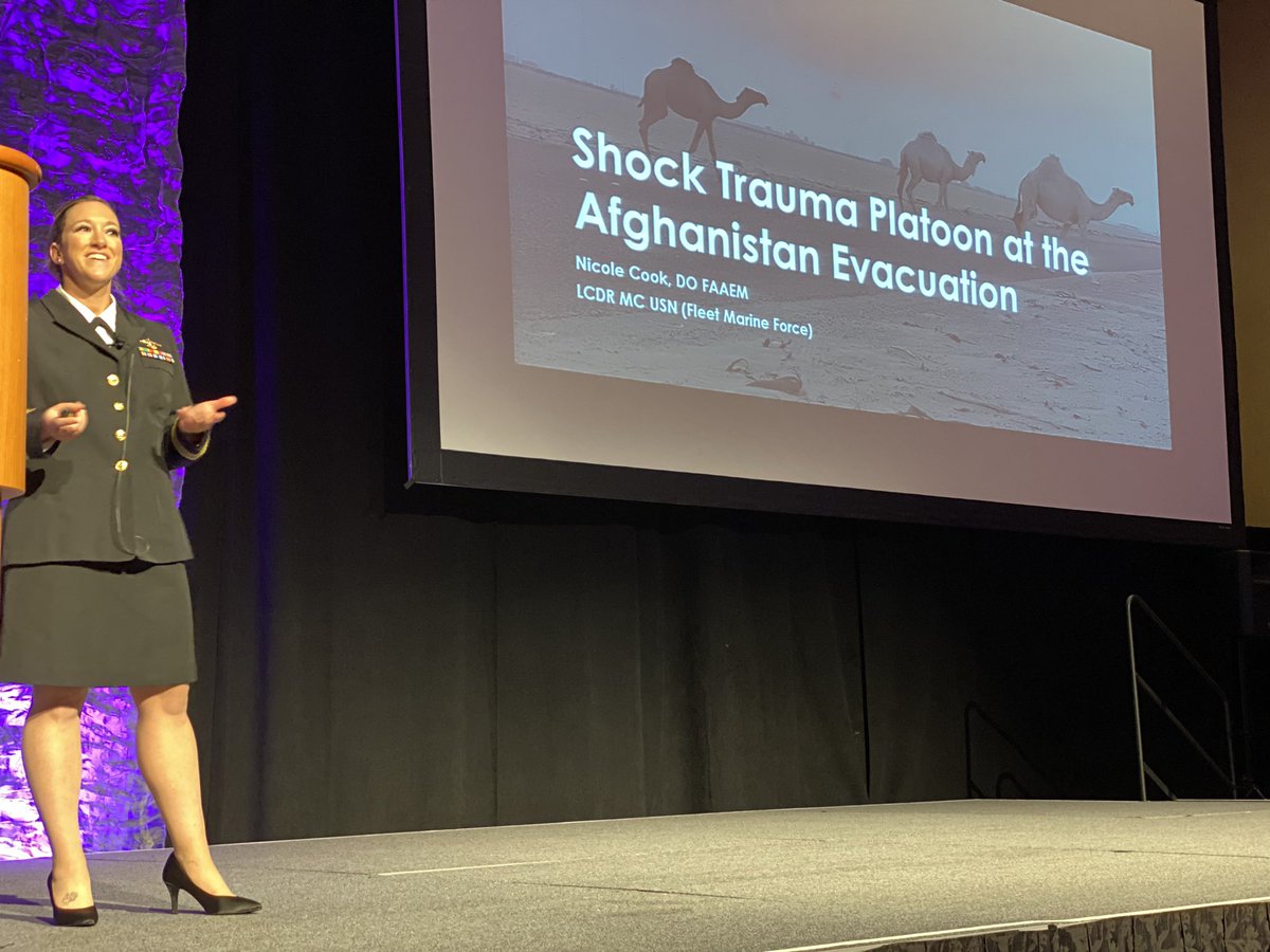 benabo's tweet photo. What an honor to hear this as a keynote this morning from someone who was a medical student rotating with me as a resident. @NCEMSF #NCEMSFAlum #emergencymedicine #EMS #MilitaryDoc https://t.co/mN6pGC0wYS