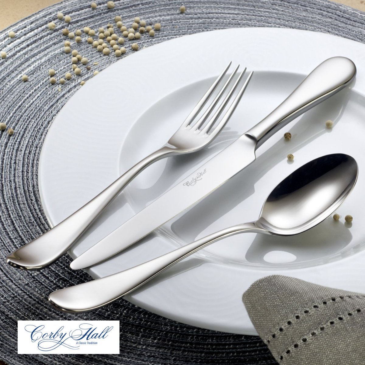 NEW IN! Complement both traditional and modern tabletops with Troon’s elegant and versatile appeal. Visit our website - tricer.co.uk/collections/tr… , to place your order and receive your 18/10 premium cutlery within three working days.

#tricer #corbyhall #cutlery