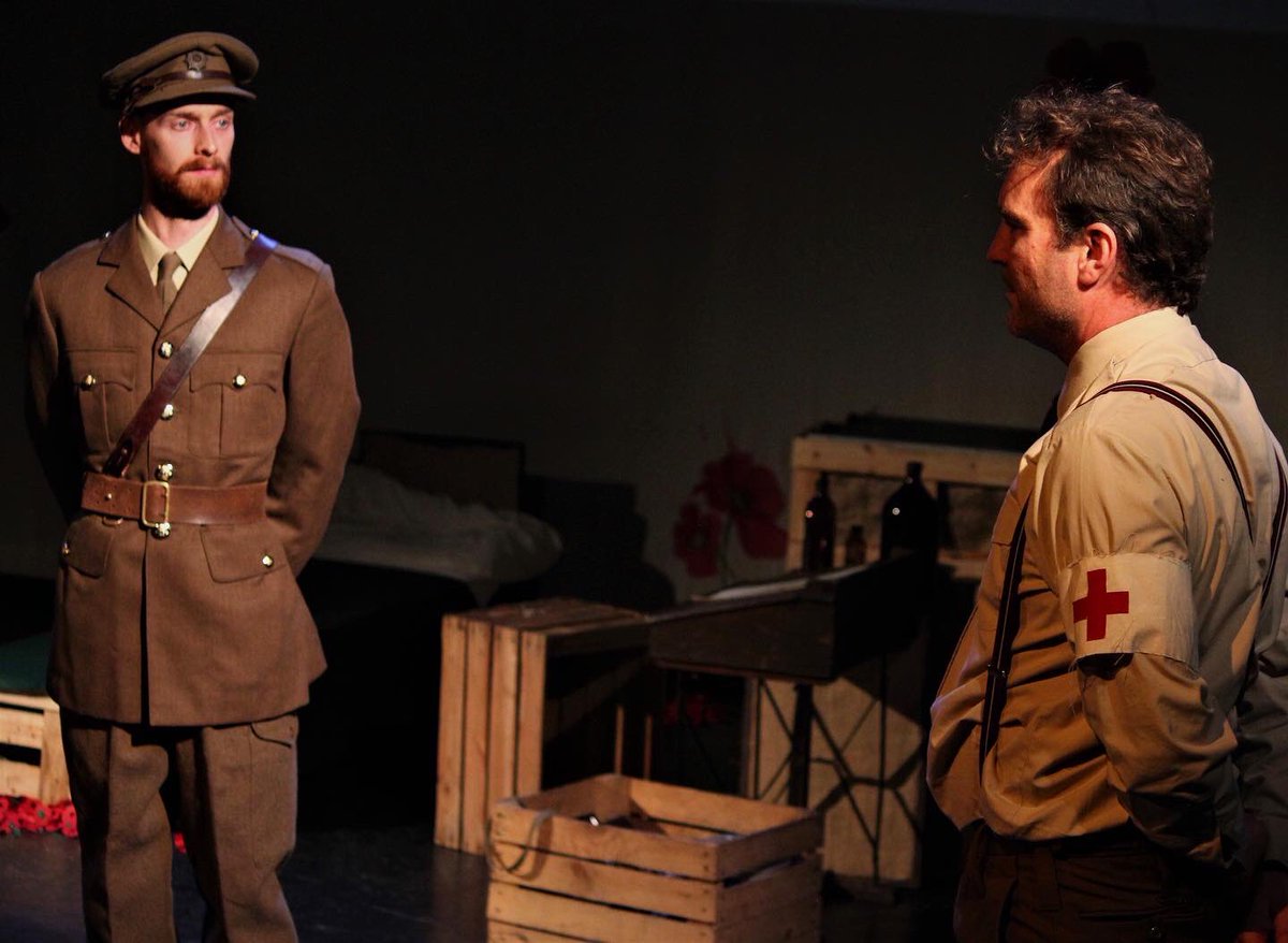 EthanPTaylor's tweet photo. Today we remember those who gave their lives and mark the centenary of the first Inter-Allied Poppy Day with #ThePoppyRed opening tonight at @thehawthcrawley
So proud of the incredible team who have made this all possible.
“In Flanders fields the poppies blow...” https://t.co/lNBfQjYWyZ