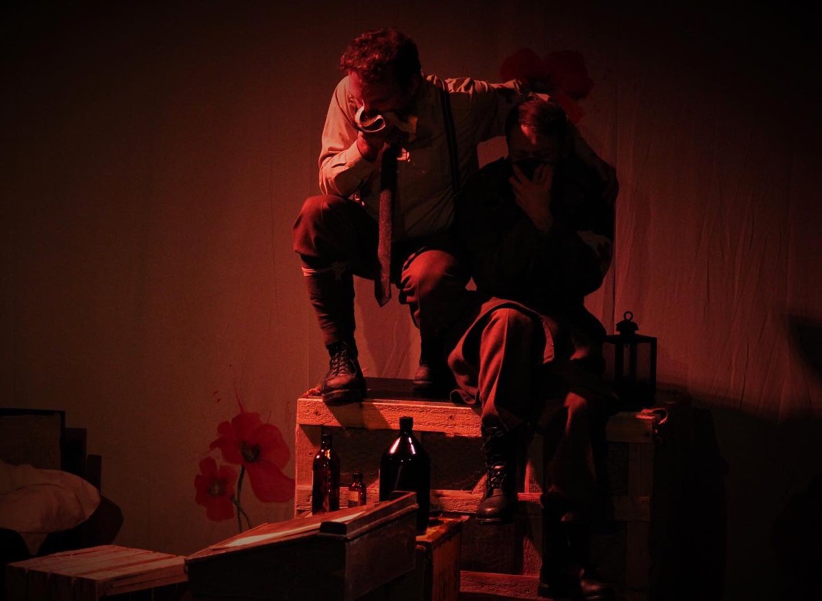 EthanPTaylor's tweet photo. Today we remember those who gave their lives and mark the centenary of the first Inter-Allied Poppy Day with #ThePoppyRed opening tonight at @thehawthcrawley
So proud of the incredible team who have made this all possible.
“In Flanders fields the poppies blow...” https://t.co/lNBfQjYWyZ
