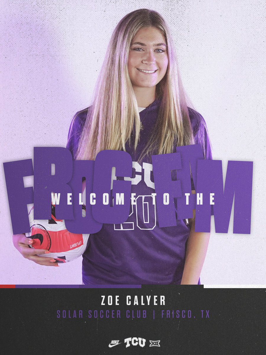 TCUSoccer's tweet image. 🖋Signed! Welcome to the FrogFam @zoecalyer! 

#GoFrogs
