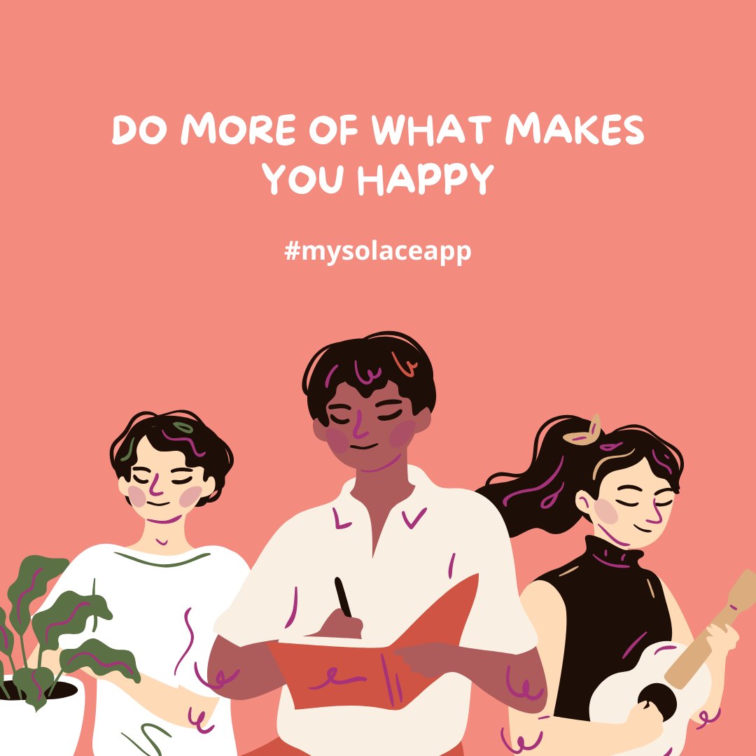 Whether it's reading or rock climbing, go out and do something today that will bring you some joy!