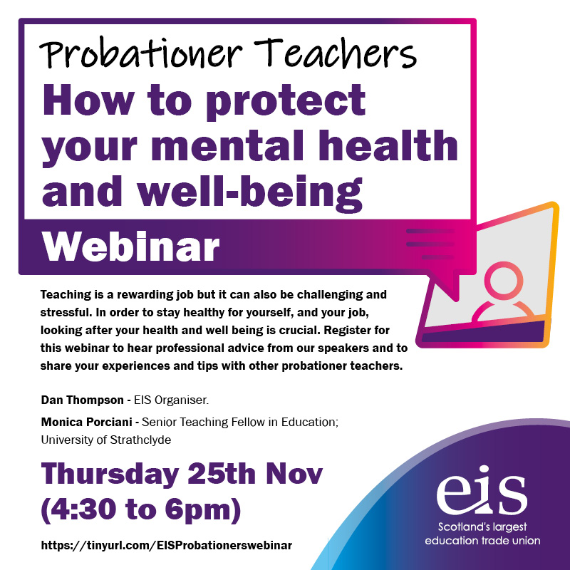 EIS Probationer Members | Register for this FREE webinar here: eis.org.uk/Meetings-And-E…
