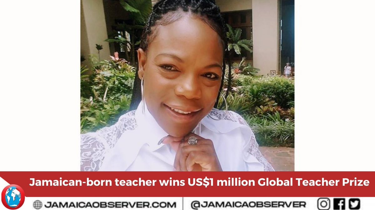 JamaicaObserver's tweet photo. A Jamaican-born Maryland high school English teacher who has worked to open up college education for her students has won the US$1 million Global Teacher Prize, the Varkey Foundation announced Wednesday.
https://t.co/Fb0y8INeru https://t.co/Oa303uP0hI