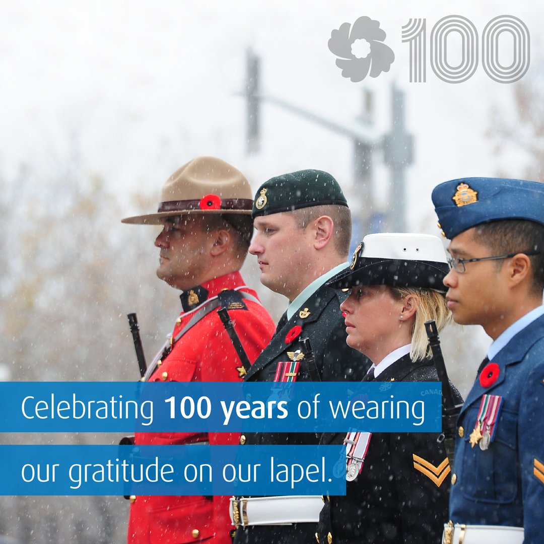 Remembering the fallen and honouring our heroes. Visit mypoppy.ca to donate and create a digital Poppy for a veteran.