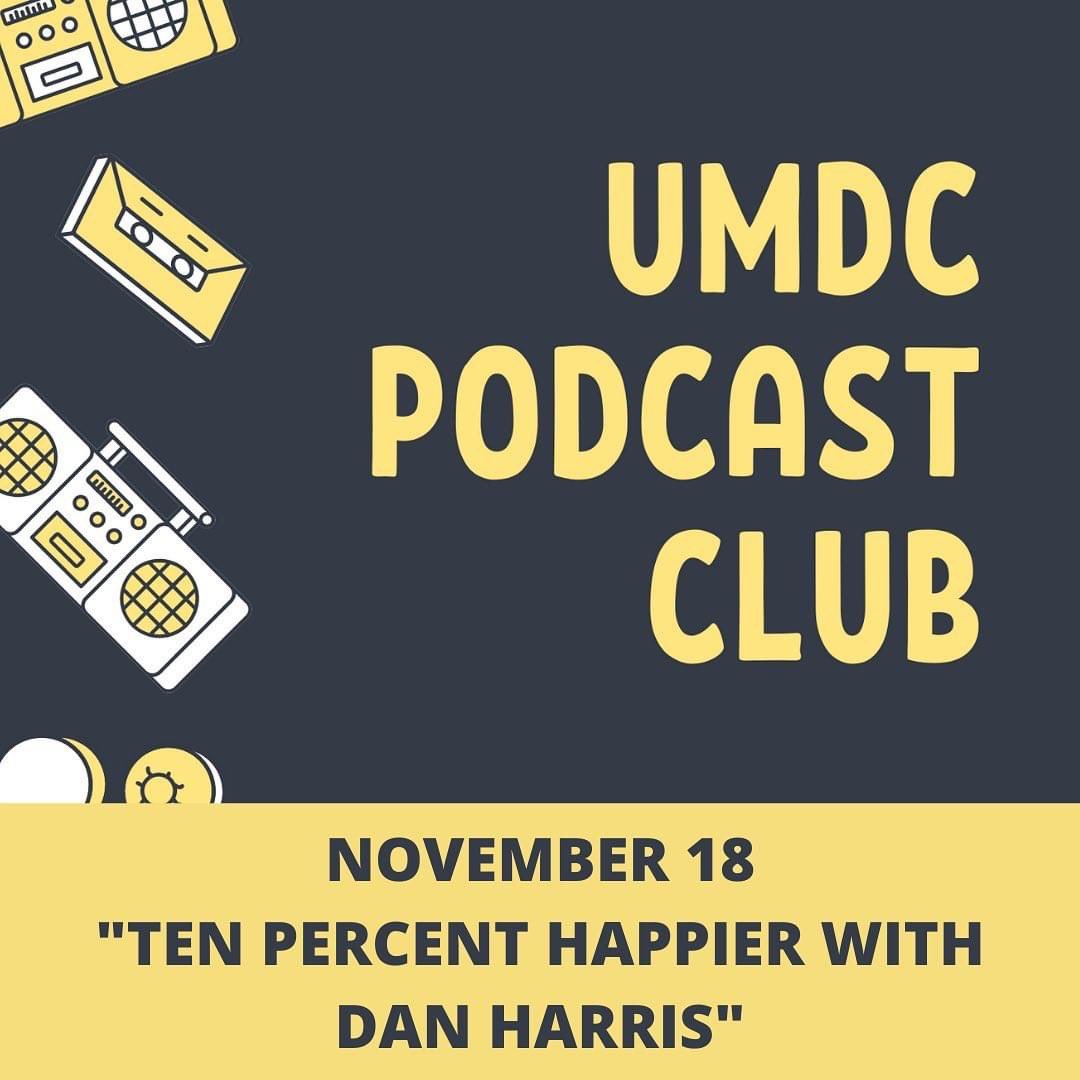UmichDC's tweet photo. It's like a book club, but for podcasts.

After introductions and sharing a podcast (or book/movie) recommendation with the group, we will discuss the assigned episode. https://t.co/XVWAHkNyY0