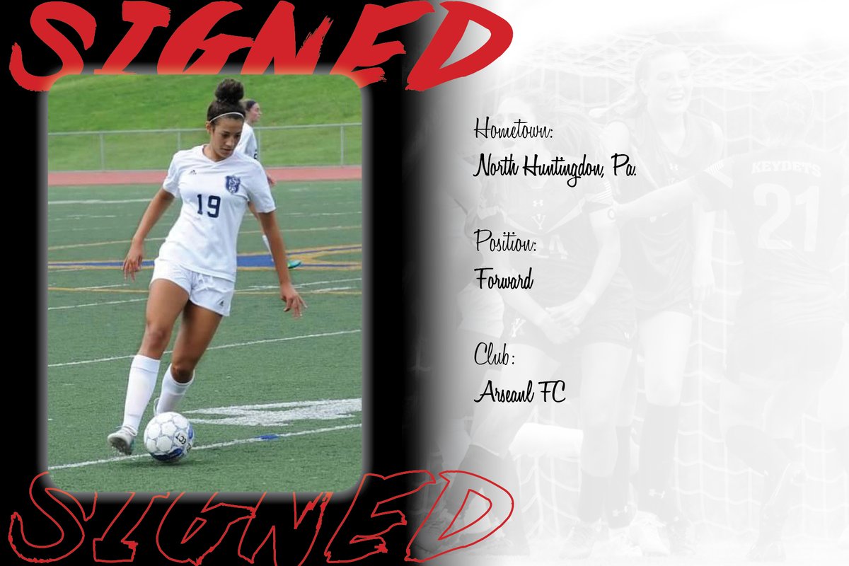 New Keydet number 2! 

This time from the Keystone State! A big welcome to Sydney Gray, who comes to us from just outside of Pittsburgh and Arsenal FC!