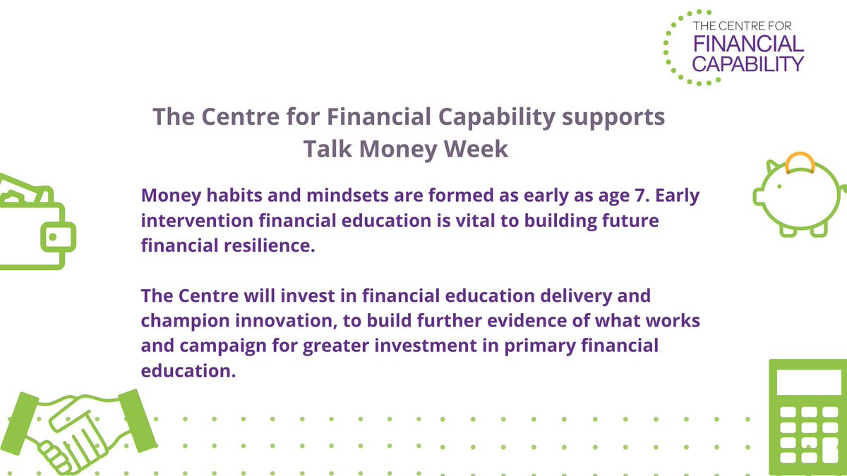 Did you know money habits are formed as early as age 7?💶

What strategies do you use to chat with kids about money?

This #TalkMoney Week, I support charity <a href="/centreforfincap/">The Centre for Financial Capability</a> in their drive to fund financial education in UK primary schools 👩‍🏫🇬🇧

More info tcfc.org.uk
