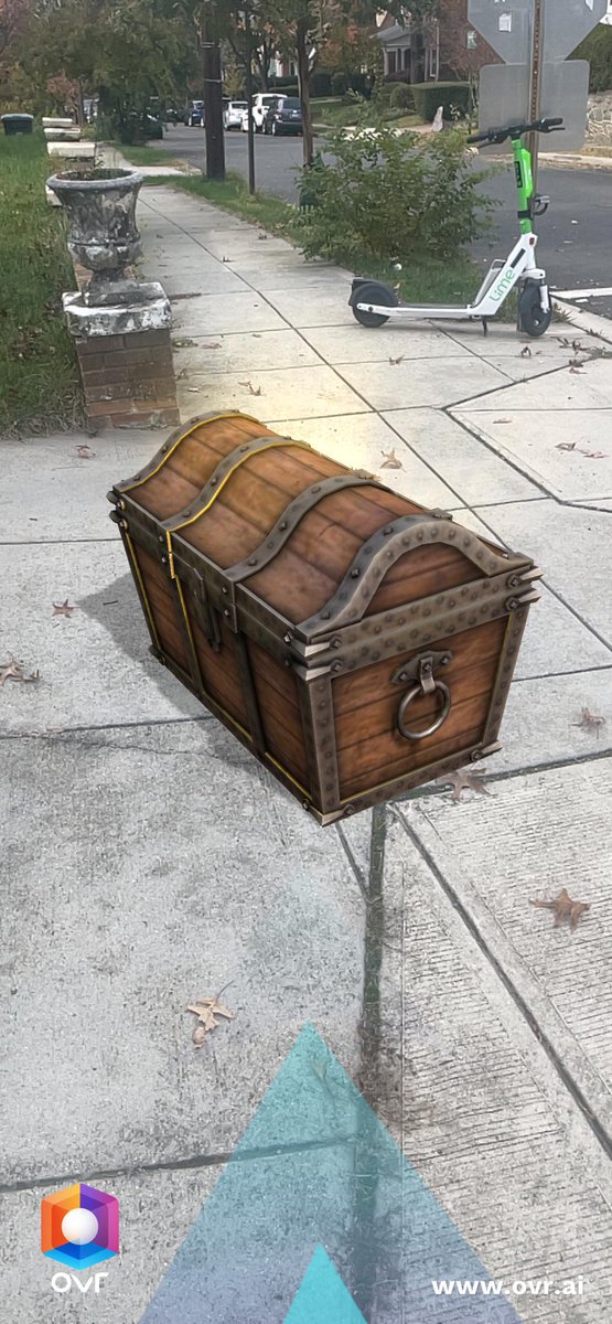 BANGbro_ibro's tweet image. ⁦@OVRtheReality⁩ found me a treasure chest! #AR #AugmentReality