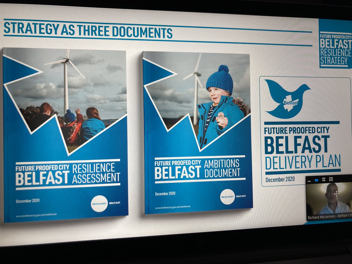 DrAnnetteBurns's tweet photo. Great to learn about Belfast resilience strategy with @Richardjmcl lots of shocks and stresses to consider but heartening to remember that one action might address multiple risks…challenges of language and communication and being ready for enthusiasm drummed up!
#implemnetwork https://t.co/xFE6OGlkON