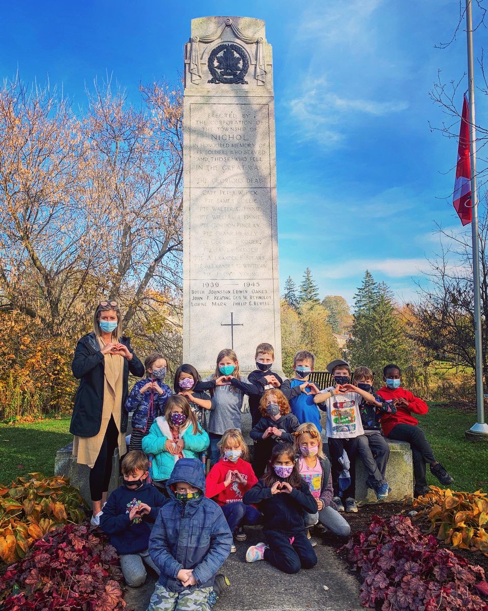 JennicaDrake's tweet photo. We Remember @ugdsb @SalemPS #RemembranceDay https://t.co/TOIUnr7JzG