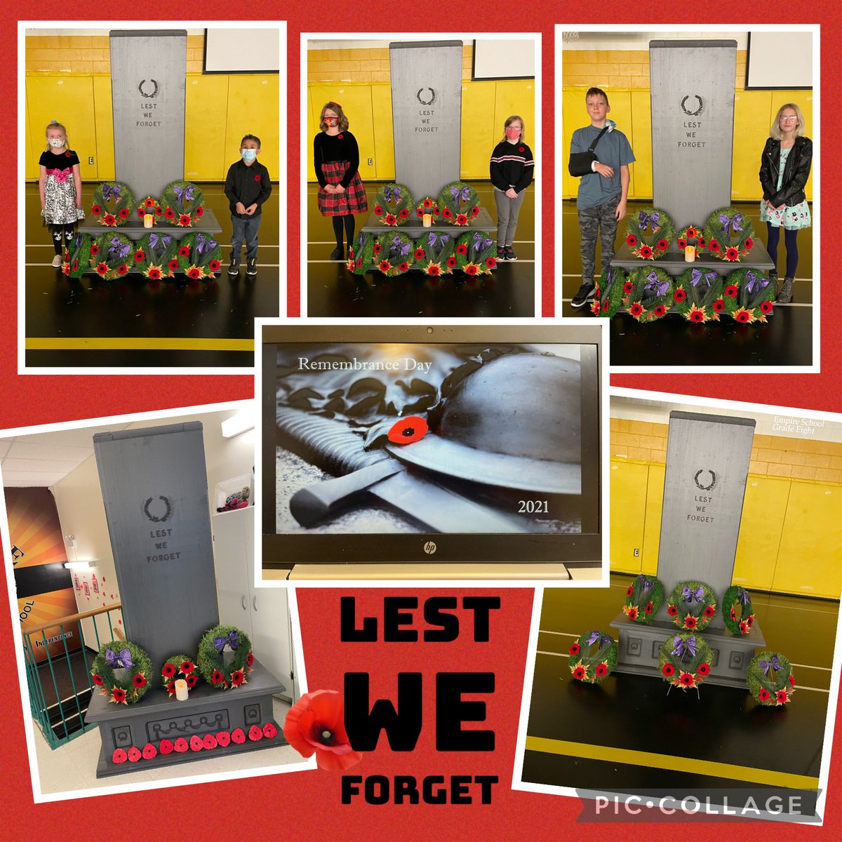 Thank you to <a href="/ms_ansell/">Dana Ansell</a> and Mrs. Gallagher for putting together a beautiful virtual ceremony for Empire and <a href="/kinggeorgesch/">King George School</a>. We remember and honour all our soldiers! #LestWeForget #RemembranceDay2021 #IndigenousVeteransDay