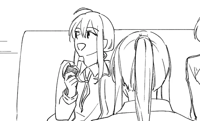 久しぶりに描いても手癖でいける顔 