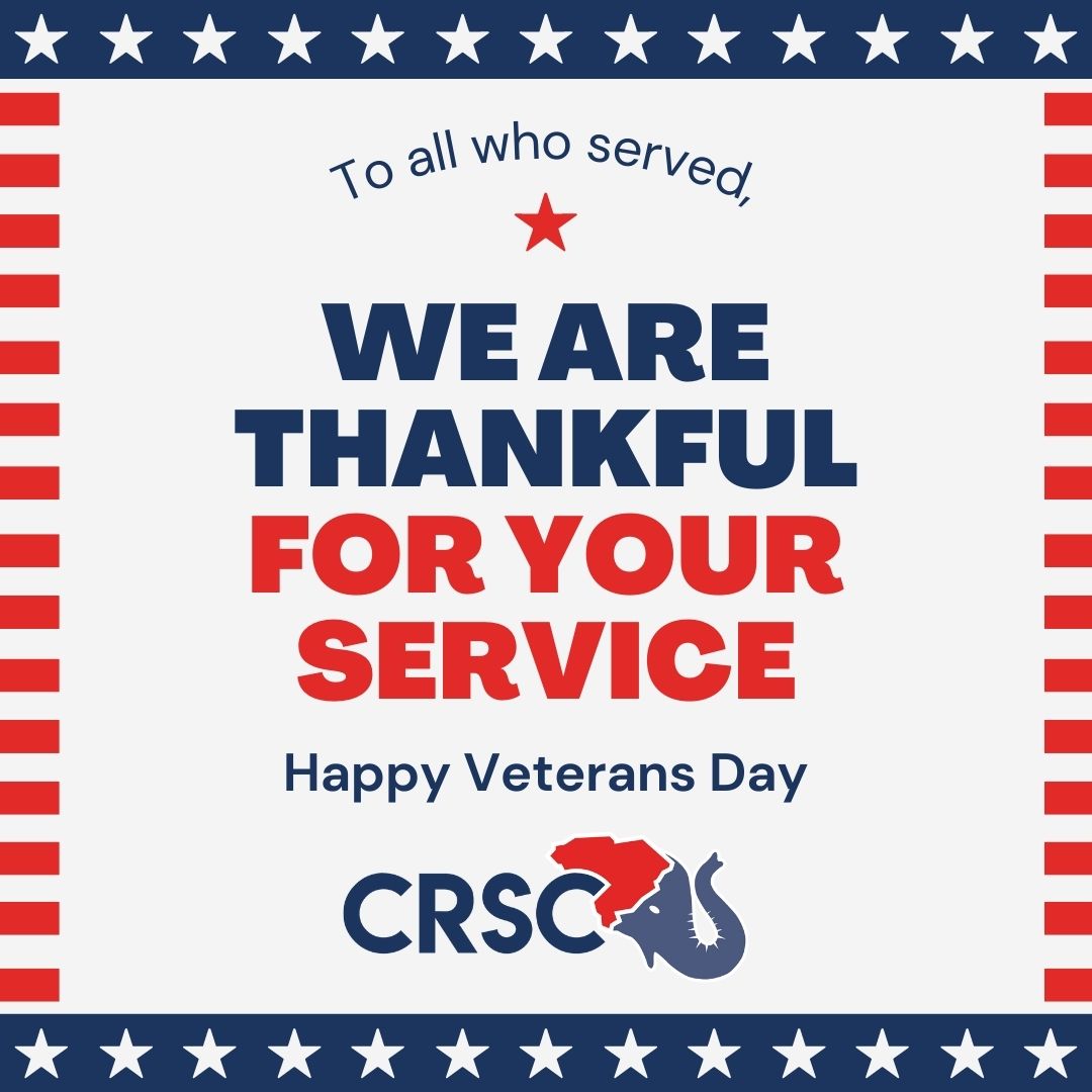 theCRSC's tweet photo. We are grateful today and every day for those who have served our country and protected our rights and freedoms. Happy Veterans Day, and thank you for your service! 🇺🇸🇺🇸🇺🇸 https://t.co/6i3uYZSLBd