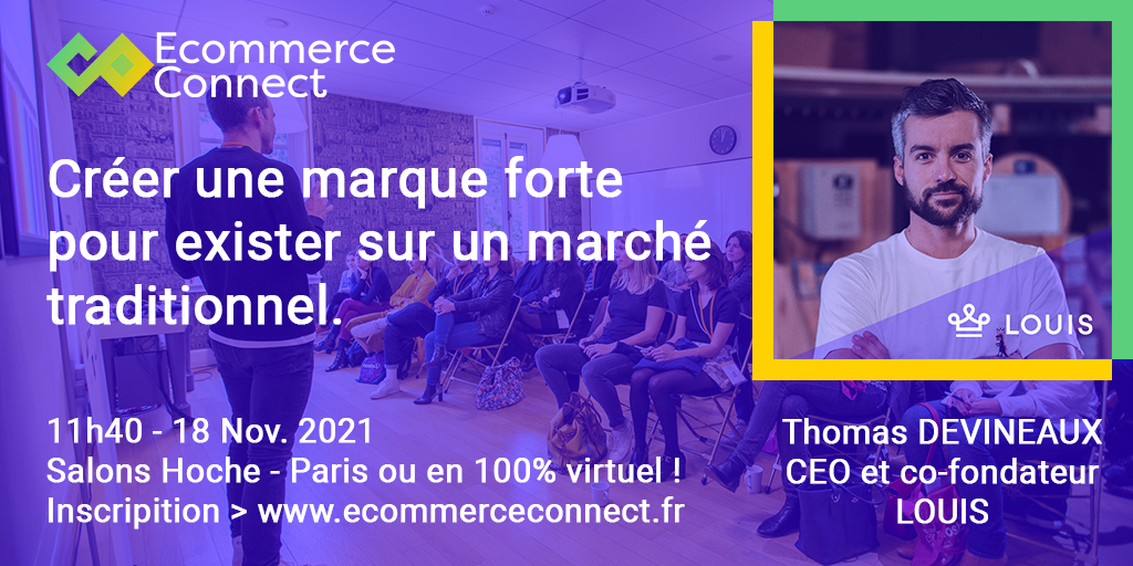 Ecommerce Connect (@ecomconnect) on Twitter photo 🤷♂️ Créer une marque forte pour exister sur un marché traditionnel, comment on fait ?
<a href="/DevineauxThomas/">Devineaux Thomas</a> De #LOUIS, nous fera son retour d’expérience sur #Ecoco jeudi 18/11 (plutôt en virtuel ou en présentiel, pour vous ?). 👉 Be there : lnkd.in/e6GuNpYp
#Ecommerce 🤷♂️ Créer une marque forte pour exister sur un marché traditionnel, comment on fait ?
<a href="/DevineauxThomas/">Devineaux Thomas</a> De #LOUIS, nous fera son retour d’expérience sur #Ecoco jeudi 18/11 (plutôt en virtuel ou en présentiel, pour vous ?). 👉 Be there : lnkd.in/e6GuNpYp
#Ecommerce
