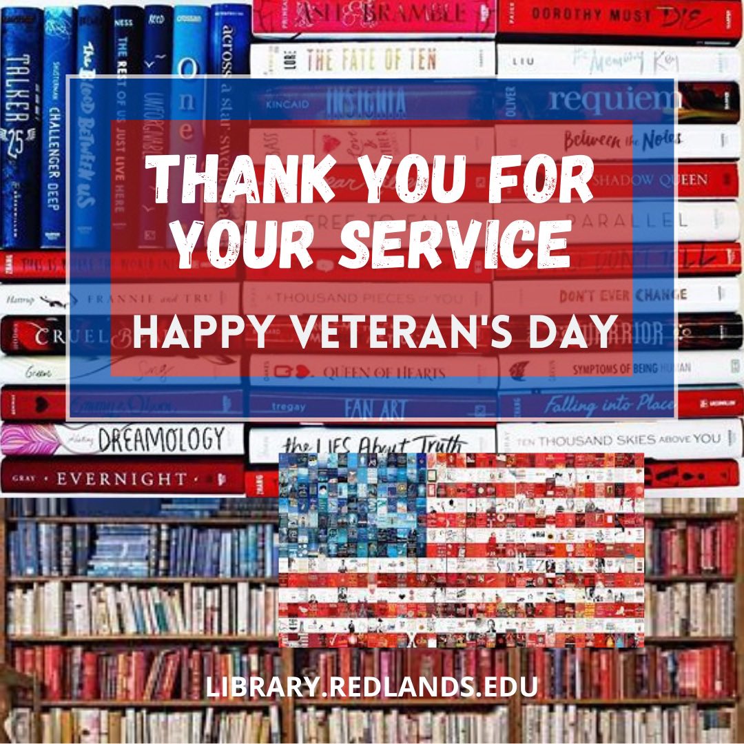 ArmacostLibrary's tweet image. Happy #VeteransDay2021 !!! Celebrating those who fought hard and the lives list for our freedoms today! #armacostlibrary @UofRedlands