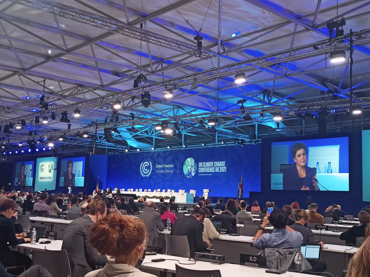 DavidPRapley's tweet photo. "We need a separate fund for loss and damage...We cannot adapt to loss anymore" (Vanessa Nakate) "World leaders - do not miss this opportunity" (Nicola Sturgeon). Global Action High Level Event at #COP26 https://t.co/KgVp2qYlc3 https://t.co/lwOCoedOS4