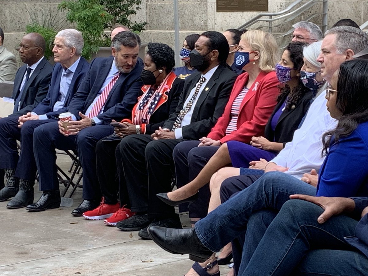 IAmMaryBenton's tweet photo. Rain or shine, @houmayor Turner, city council and all @HoustonTX honor our veterans. #VeteransDay #VeteransDay2021 https://t.co/yuNWabgIcZ