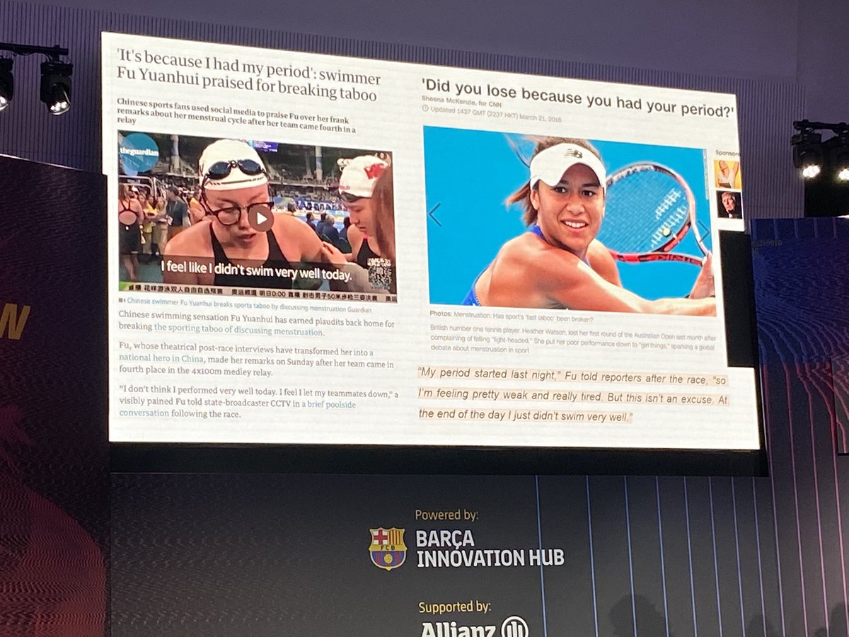 Mireia Porta (@mireiaporta) on Twitter photo Female athlete and menstrual cycle 👉 premenstrual syndrome 🩸 and performance 🏆 we need to help them ...👀👇
👏🔝 <a href="/ainhococo/">Ainhoa Coco</a> Great presentation <a href="/BarcaInnoHub/">Barça Innovation Hub</a>  #STC21 Female athlete and menstrual cycle 👉 premenstrual syndrome 🩸 and performance 🏆 we need to help them ...👀👇
👏🔝 <a href="/ainhococo/">Ainhoa Coco</a> Great presentation <a href="/BarcaInnoHub/">Barça Innovation Hub</a>  #STC21