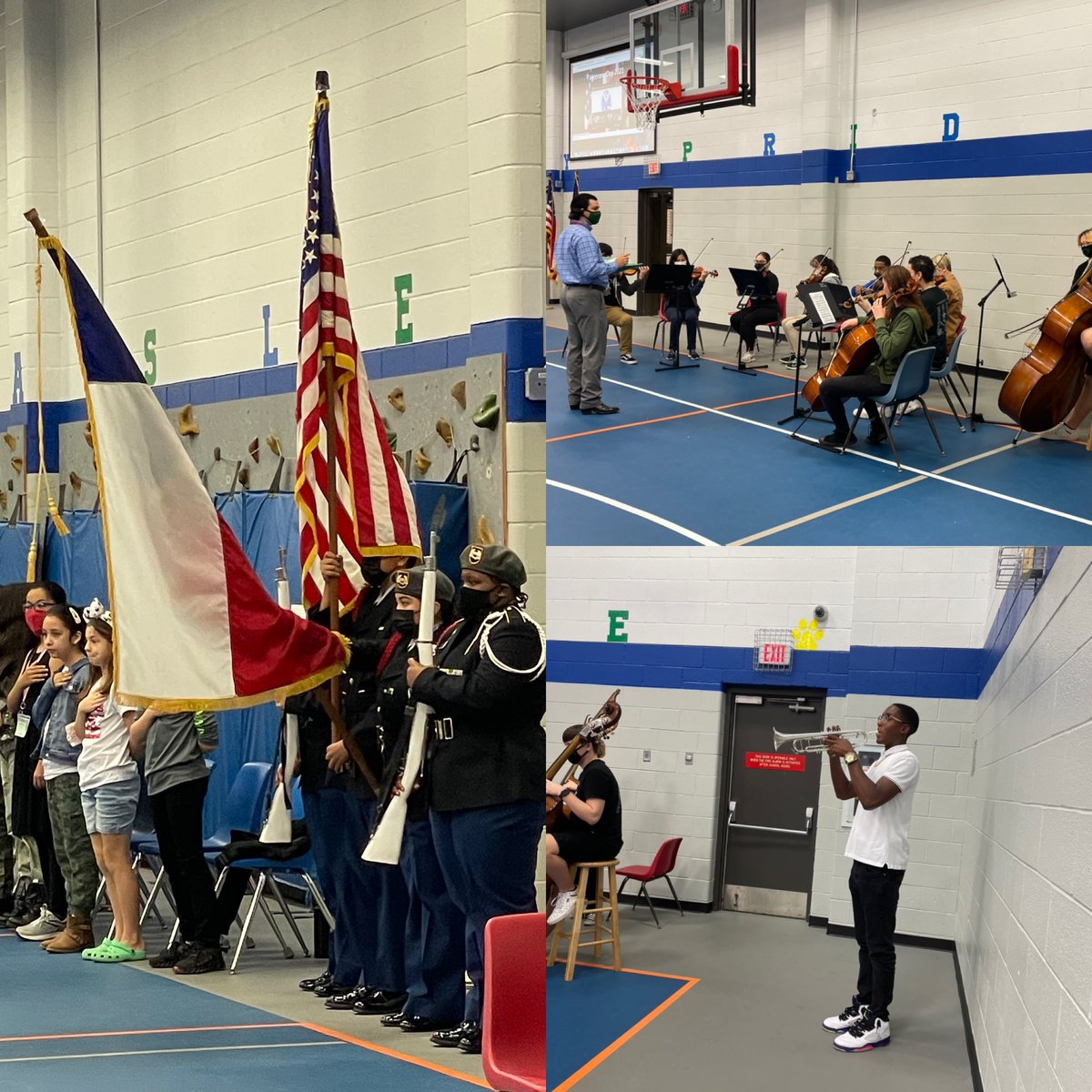 Pirate Band Senior, Raymond Rideaux and members of the Poteet Orchestra and ROTC participated in the Beasley Elementary Veteran’s Day ceremony.

Thank you to all Veterans for your service and dedication to keeping our country free and safe.