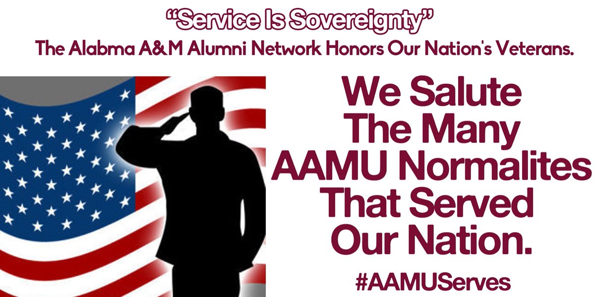 Thank you veterans!  #AAMUServes #VeteransDays facebook.com/AAMUAlumniNetw…