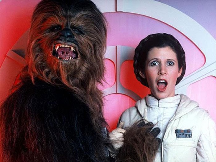 RT @NotableHistory: Peter Mayhew (Chewbacca) and Carrie Fisher (Princess Leia).1980 https://t.co/azwzLGFjWD