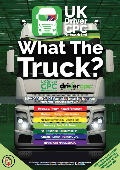 WhatTheTruck new downloadable eBook 100 Page PDF
A TRUCKER IS FOR LIFE, NOT JUST FOR CHRISTMAS!
All the new changes the government are introducing next week plus all the info truckers need to know for a lifetime career in the industry.
ukdrivercpccourses.co.uk/New-Guide