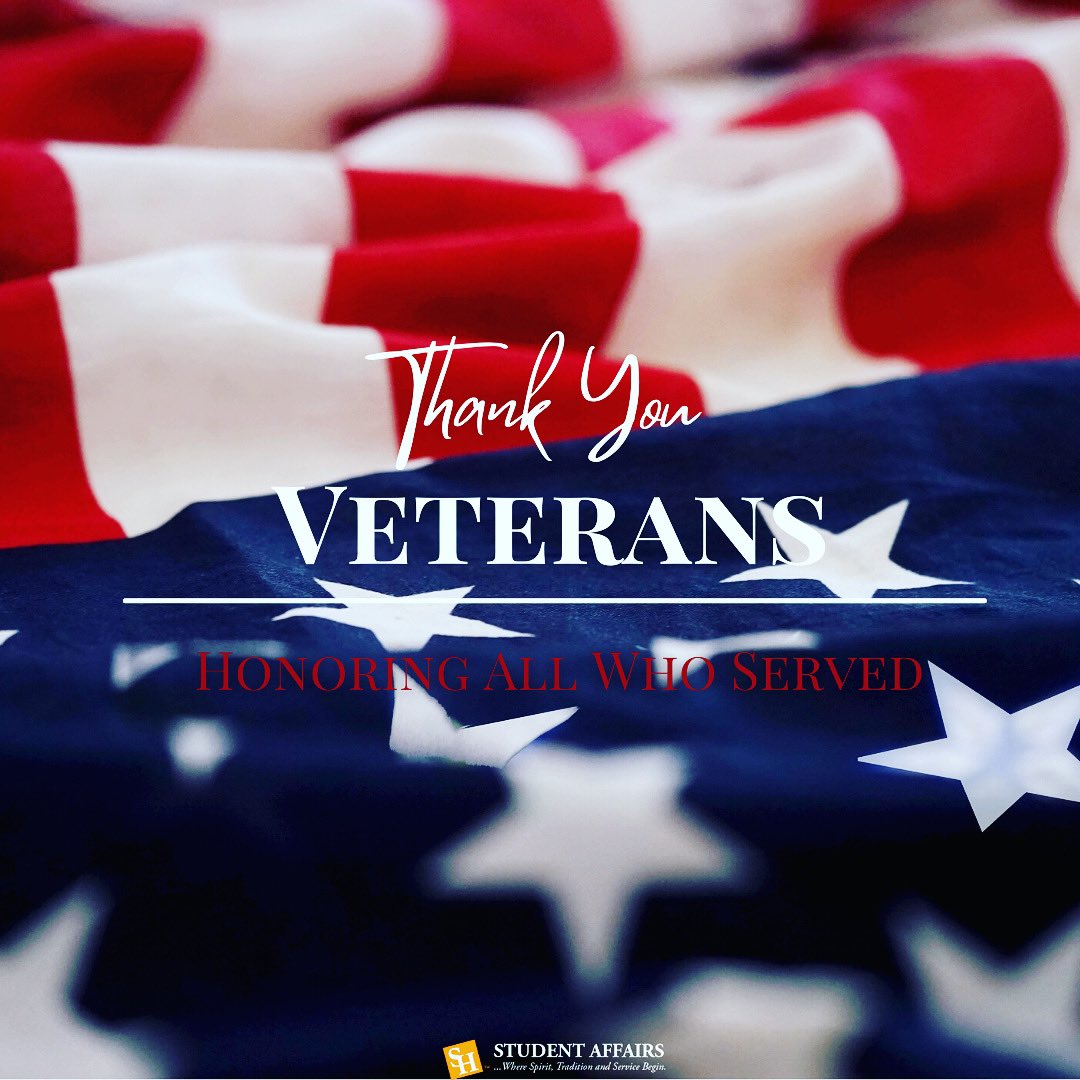 shsustuaffairs's tweet photo. To our men and women in uniform - past, present &amp; future, thank YOU! ♥️ Don’t forget to thank a Veteran today, #Bearkats! 
♥️🤍💙
##SHSU #EatEmUpKats #Bearkats #StudentAffairs #WhereSpiritTraditionAndServiceBegin https://t.co/EOXuK92CYE