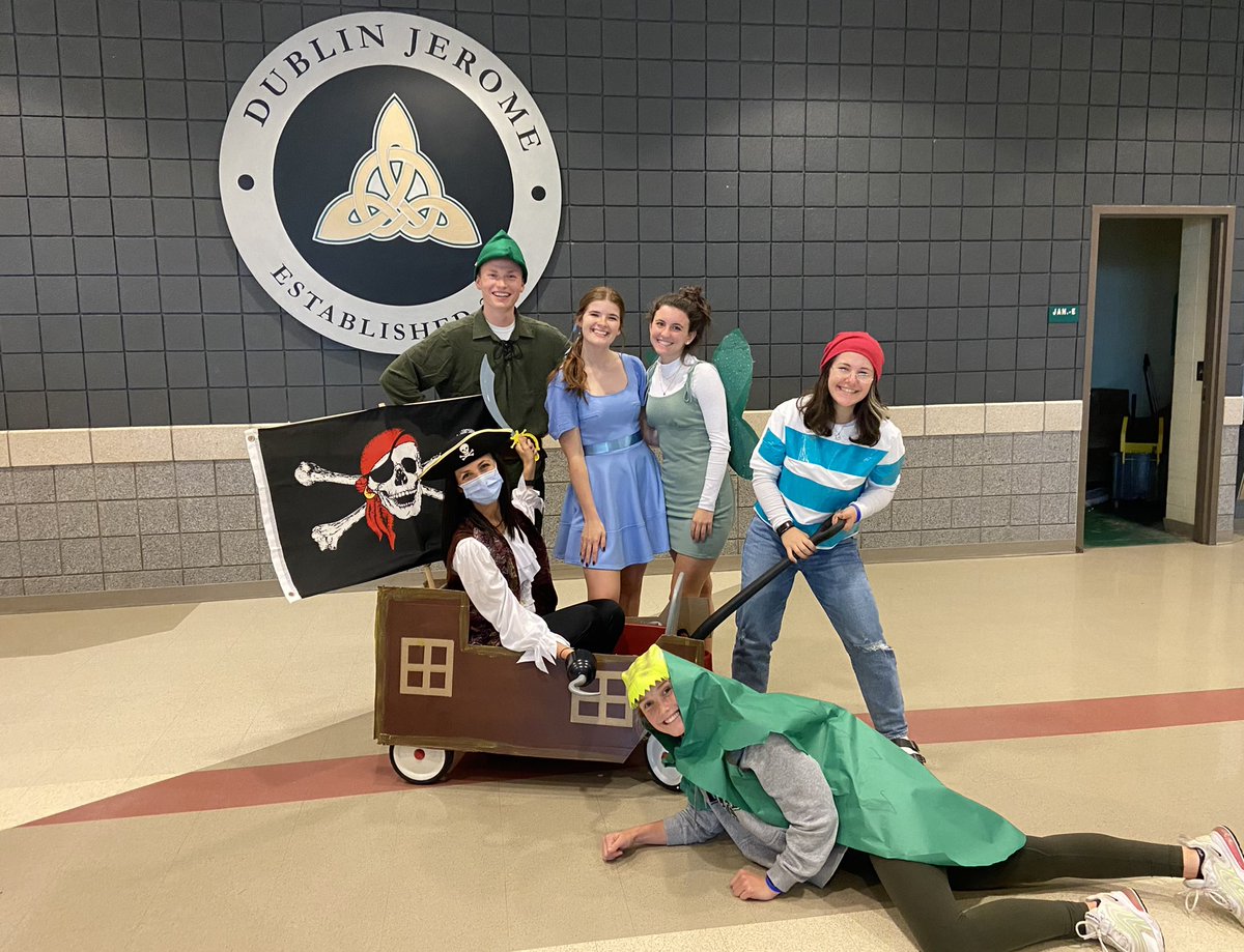 DJHS_CAP's tweet photo. Here are the winners of our Halloween Costume Contest!

Best Advisory: Krueger 
Best Mentors: Clark
Best Teacher: Longwell 

Great job everybody! We had so much fun and participation this year😁 https://t.co/lK341hqvYp