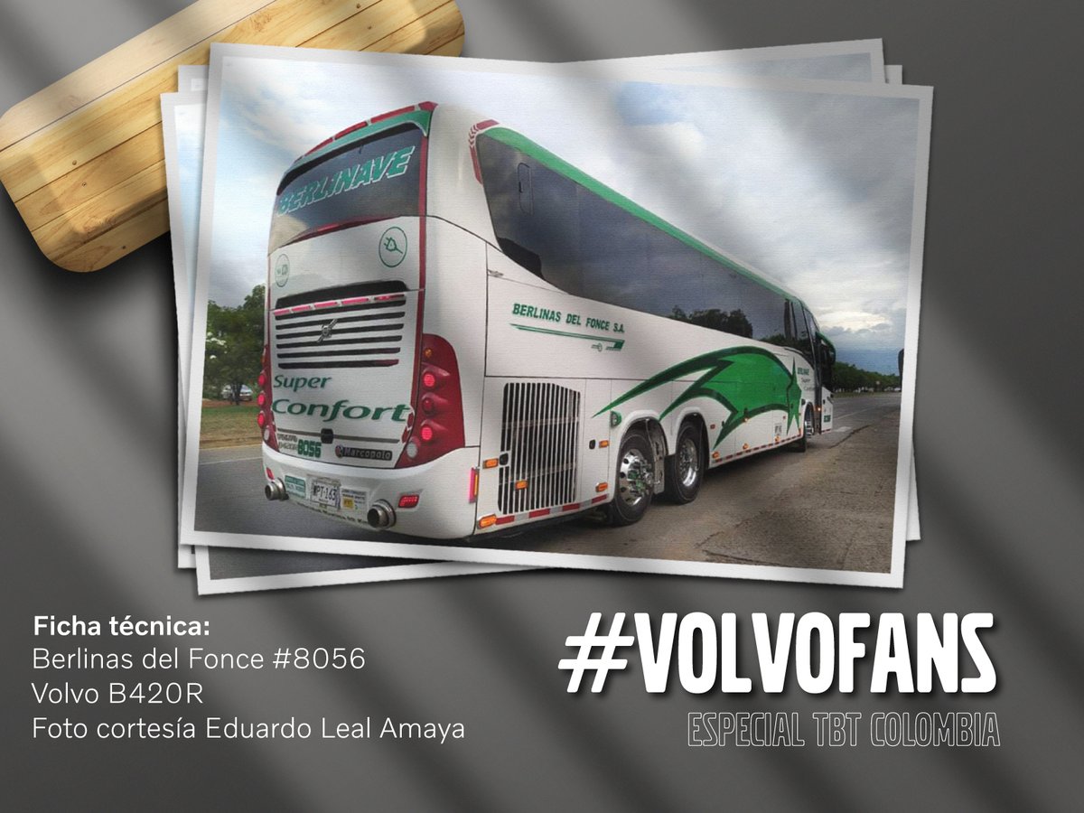 VolvoBusesCol's tweet photo. Eduardo Leal Amaya nos envía su Volvo B420R #8056 perteneciente a @Berlinasdelfonc

Si tienes una fotografía de tu autoría, de un Bus Volvo clásico de Colombia de tu empresa favorita, envíanosla por mensaje interno y la publicamos en nuestro espacio.

#VolvoFans https://t.co/ATRUlqBLBc