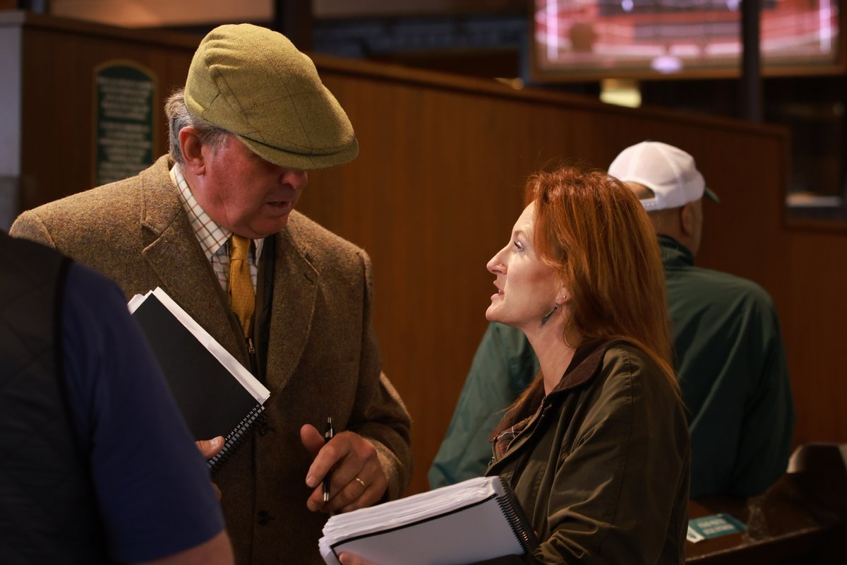 keenelandsales's tweet photo. The hammer falls at $620,000 for the stakes-winning, Grade 2 placed mare Streak of Luck carrying her first foal by Authentic at #KeeNov, consigned by @Grovendale → https://t.co/LFrAmHD7Kf https://t.co/1casEzpvzO